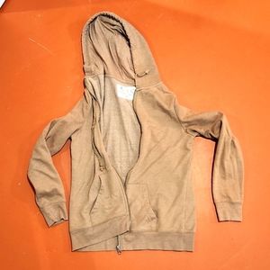 Threads 4 Thought tan zip up hoodie  XS